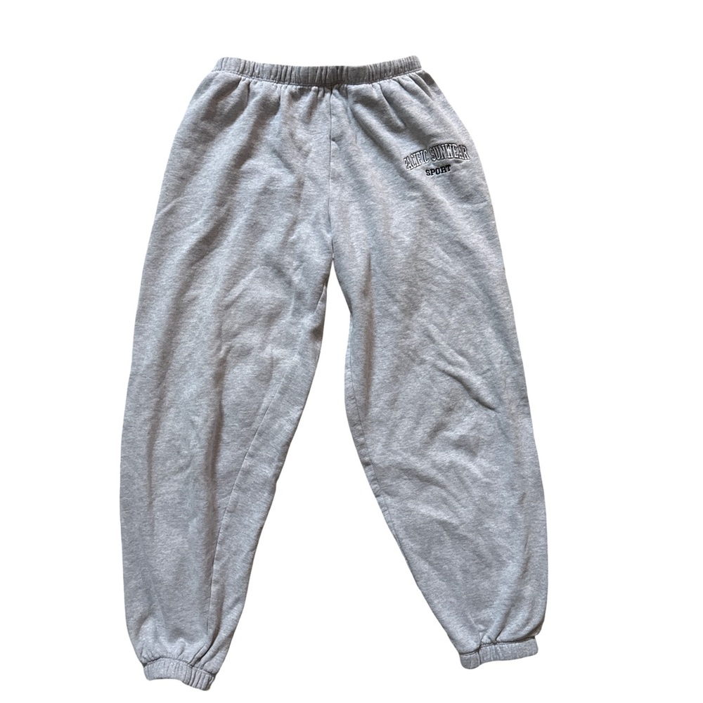 PACSUN Gray Sweatpants with Logo